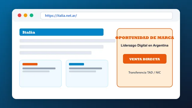 Modelo de aplicación comercial y proyectos digitales para italia.net.ar